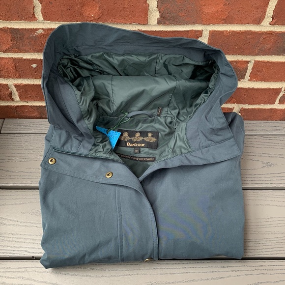 New Barbour Ashover Hooded Raincoat 